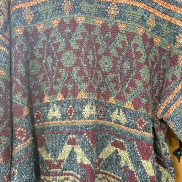 Sears Men's Crewneck Sweater - Multicolor Geometric - Picture 5 of 10